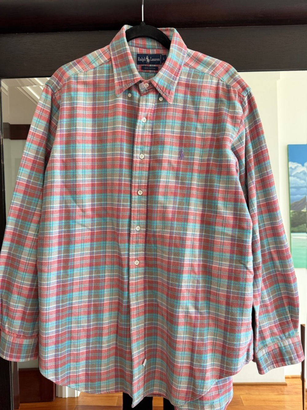 Ralph Lauren Men’s Plaid Button-Down Shirt